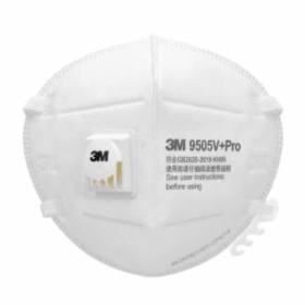 3M KN95 耳掛式加長版呼吸閥防護口罩9505V+