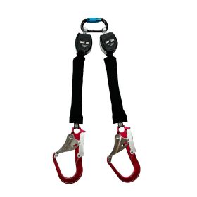 3M DBI-SALA Pico 2.0 SRL Nano-Lok Light 雙鉤小型自動回縮救生索 (KOSHA) 1.5m, Twin, 3101754